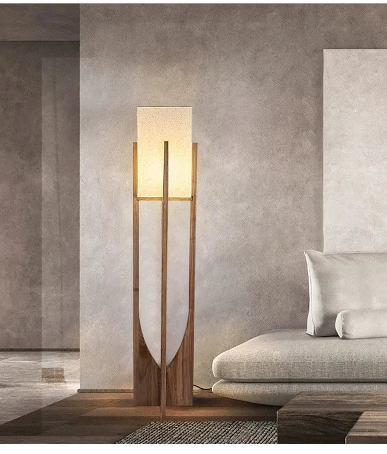 Kiru Wooden Lamp Floor & Table