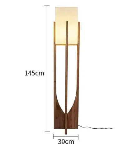 Kiru Wooden Lamp Floor & Table