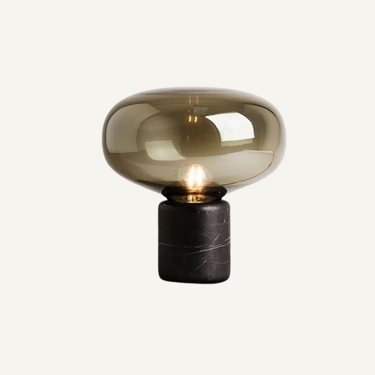 Kuro Glass & Marble Lamp