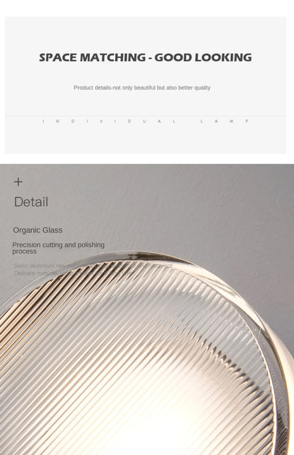 Lumo Round Glass Wall Light